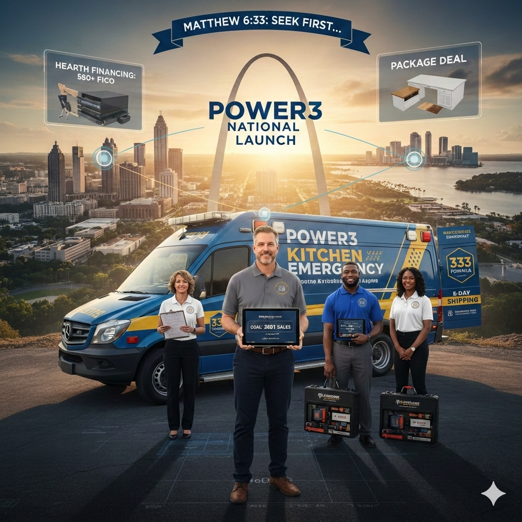 Power3 National Launch — Cabinet Doctor Mobile Response Unit, dispatch team, Hearth financing, and package deal